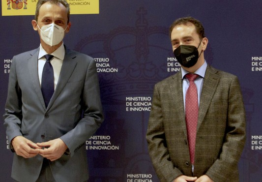 Duque y J. Carlos Abascal en el protocall