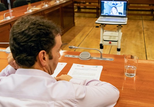 El alcalde en el Plenario