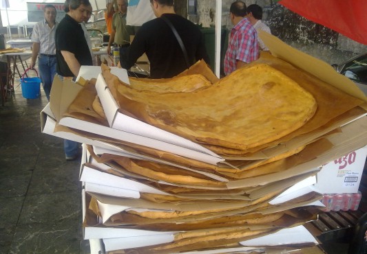 Empanadas apiladas