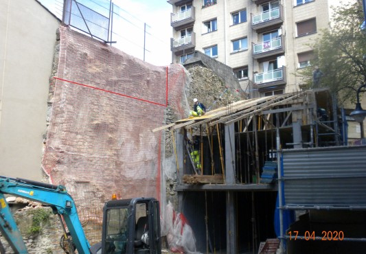 En rojas el tramo a desmontar