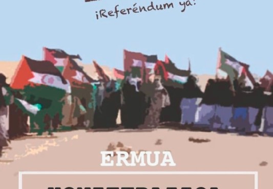 Ermuan zabaldutako kartela