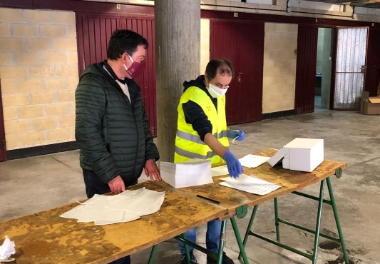 Fabricación y preparación de mascarillas