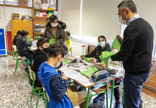 Gisasola y Conde durante el reparto