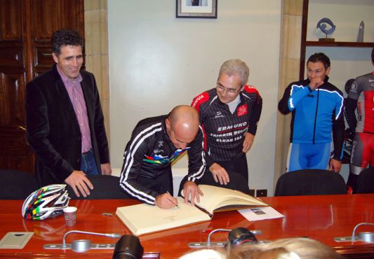 Homenaje despedida Igor Astarloa Ermua 2010