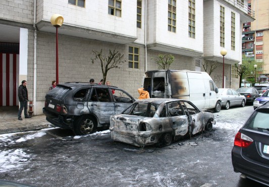 Incendio de vehiculo 2008