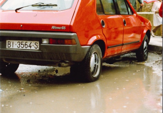 Inundaciones en Ermua, año 1983. Uholdeak Ermuan, 1983.urtean