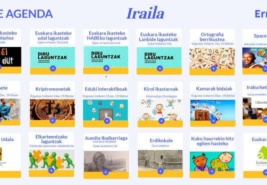 Iraileko laburpena pantailan