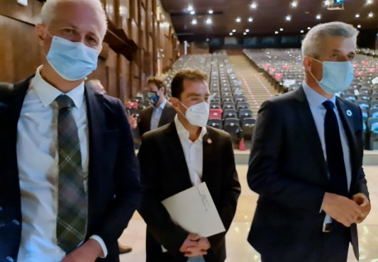 Juan Carlos Abascal con Pablo Hermeoso de Mendoza