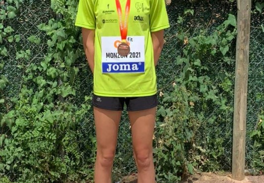 Juleno Bouzo con la medalla