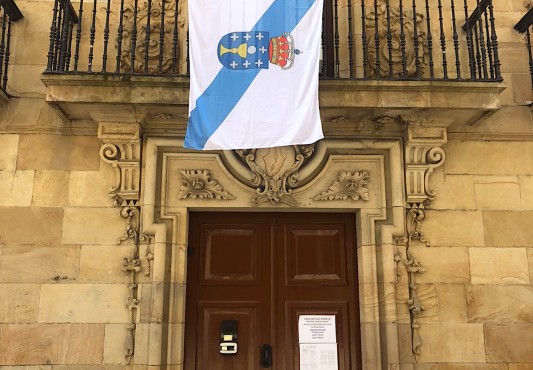 La bandera de Galicia en la C.Consitorial