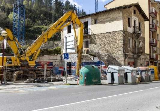 La maquinaria está preparada