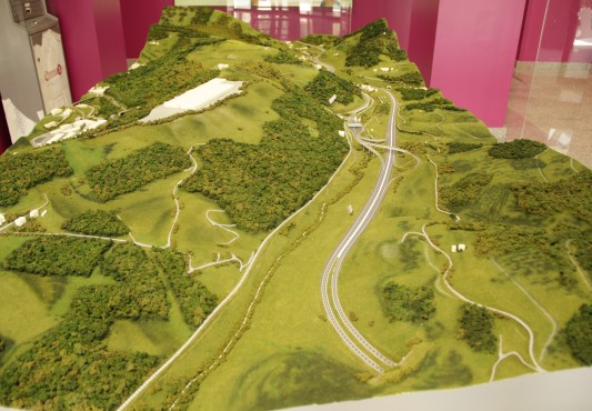 Maqueta de la variante