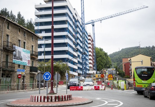 Obras del paso subterráneo a Lomi Power