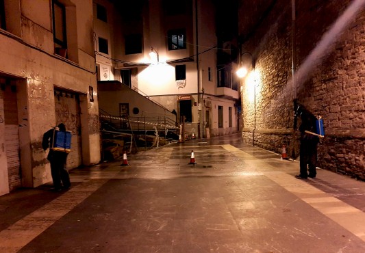 Operativo de la Brigada de Obras