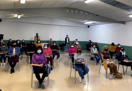 Participantes en la presentación