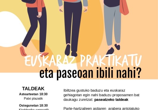 Paseolagun ezagutarazteko kartela