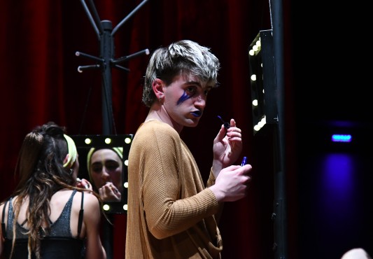 Un momento de la interpretación de la obra '¿Qué fue de Ana García?