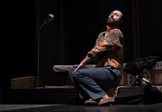 Un momento de la obra de teatro