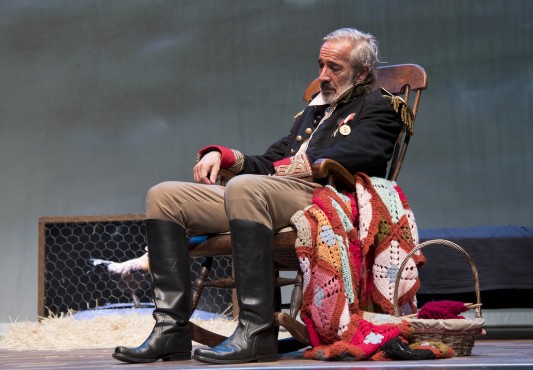 Un momento de la obra de teatro