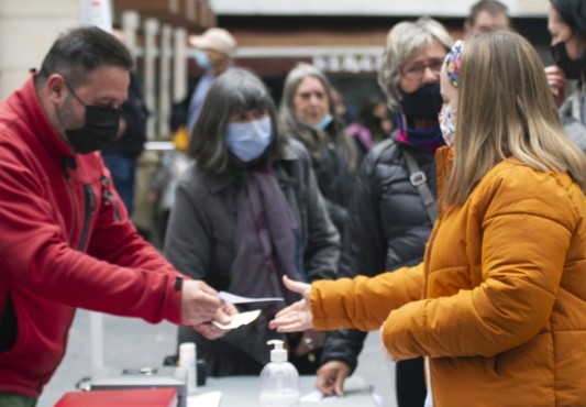 Venta de tickets para las raciones