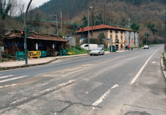 Vista del punto de unión entre Bizkaia y Gipuzkoa