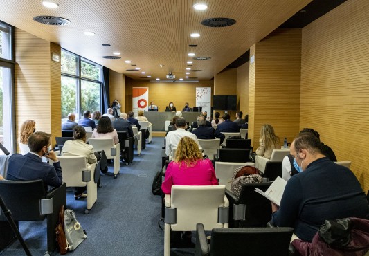 Vista del salón esta mañana