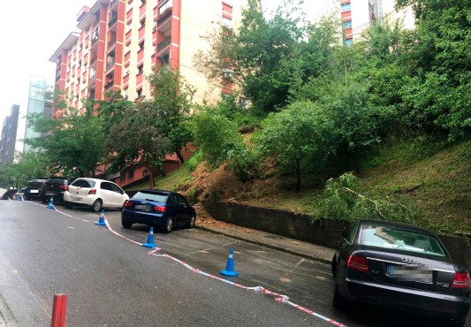 Vista general de la zona de Aldapa