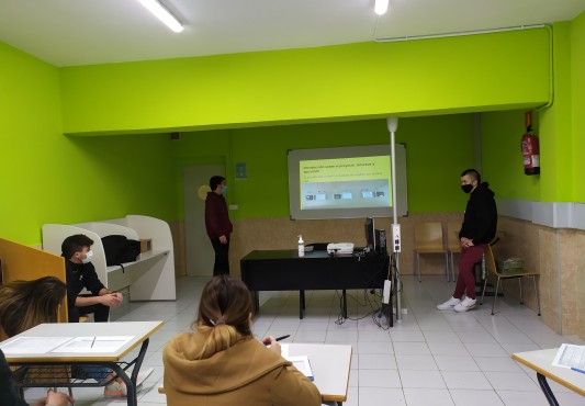 Vista general del aula