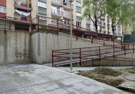 Vista general del nuevo acceso