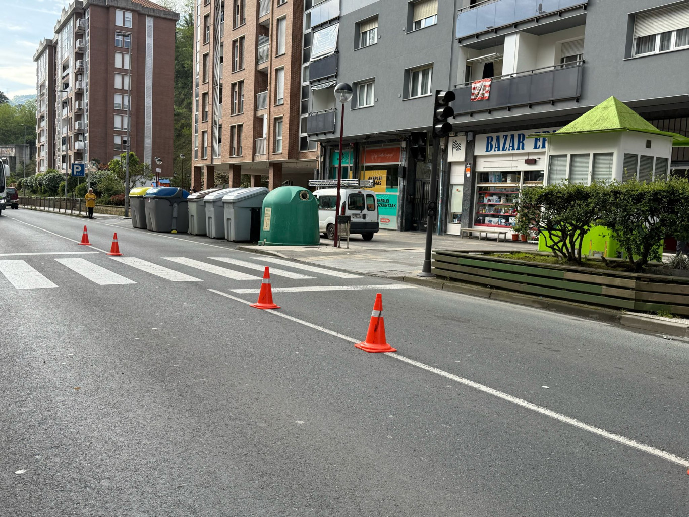 Semáforo Kaltxango-Avenida Bizkaia semaforoa