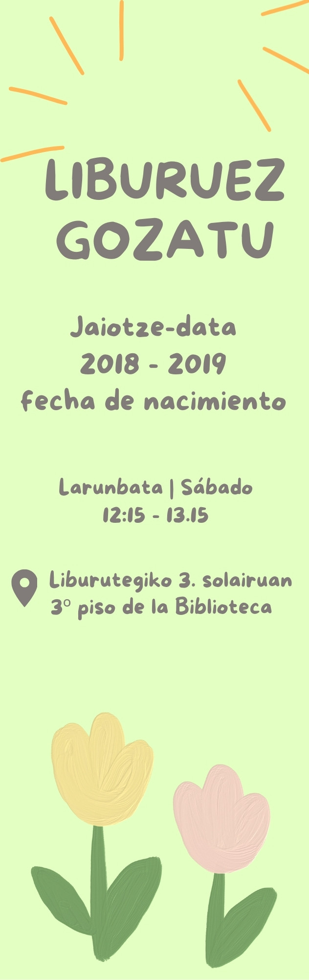 Marcapáginas Liburuez Gozatu