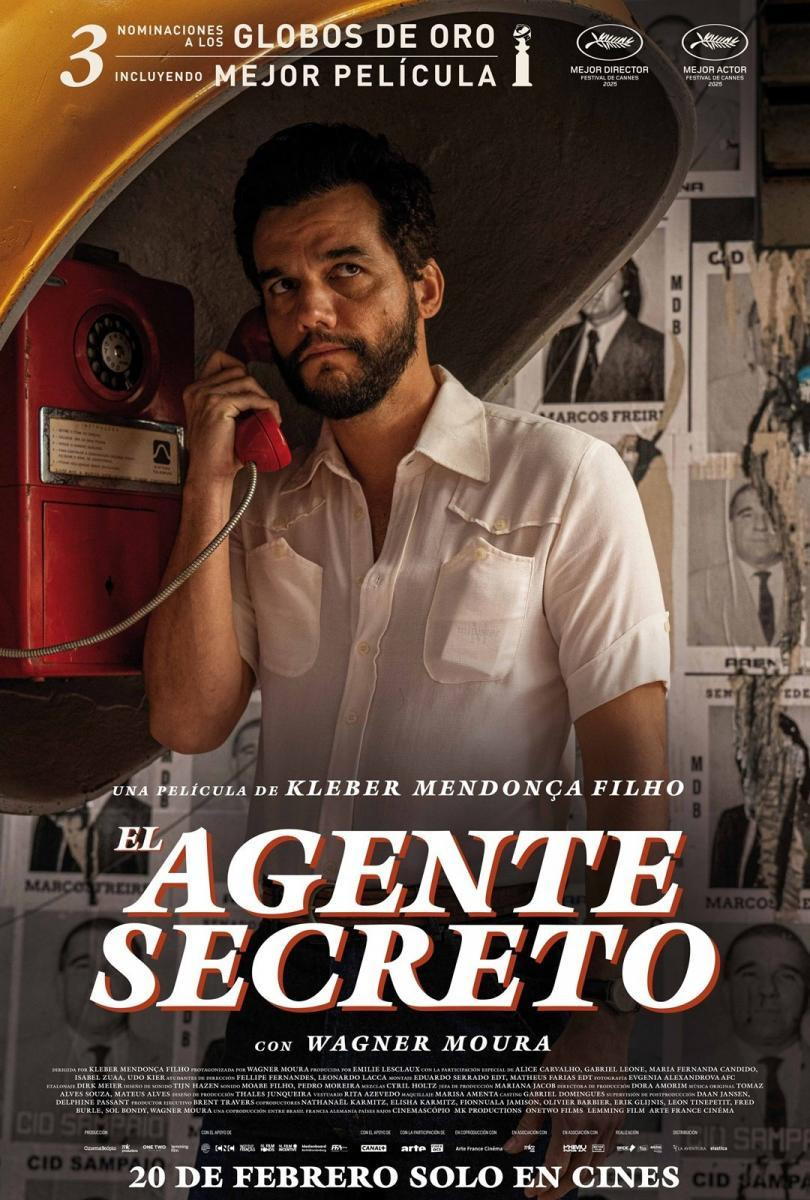 El agente secreto filmaren kartela