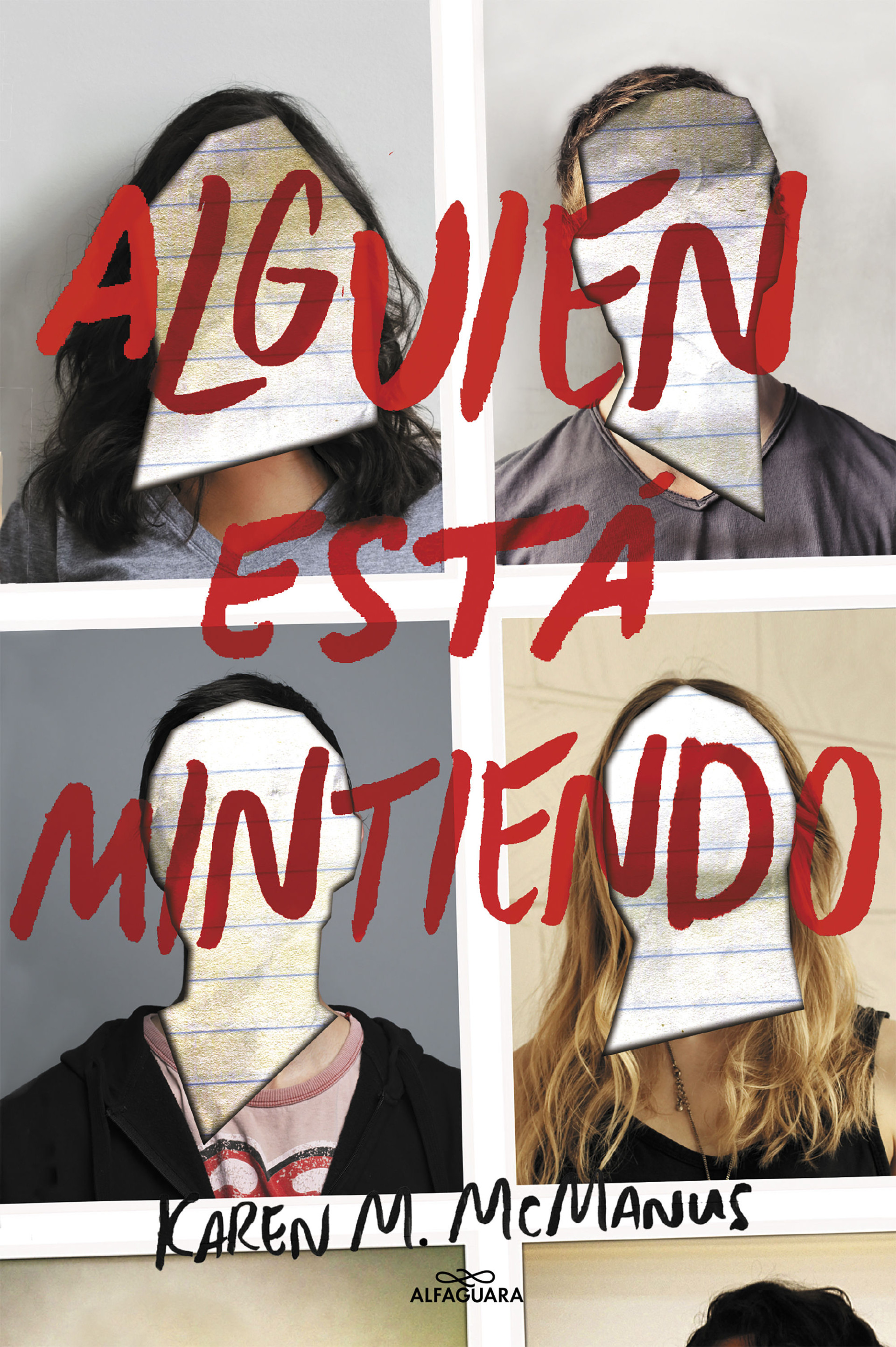 Portada del libro juvenil Alguien está mintiendo