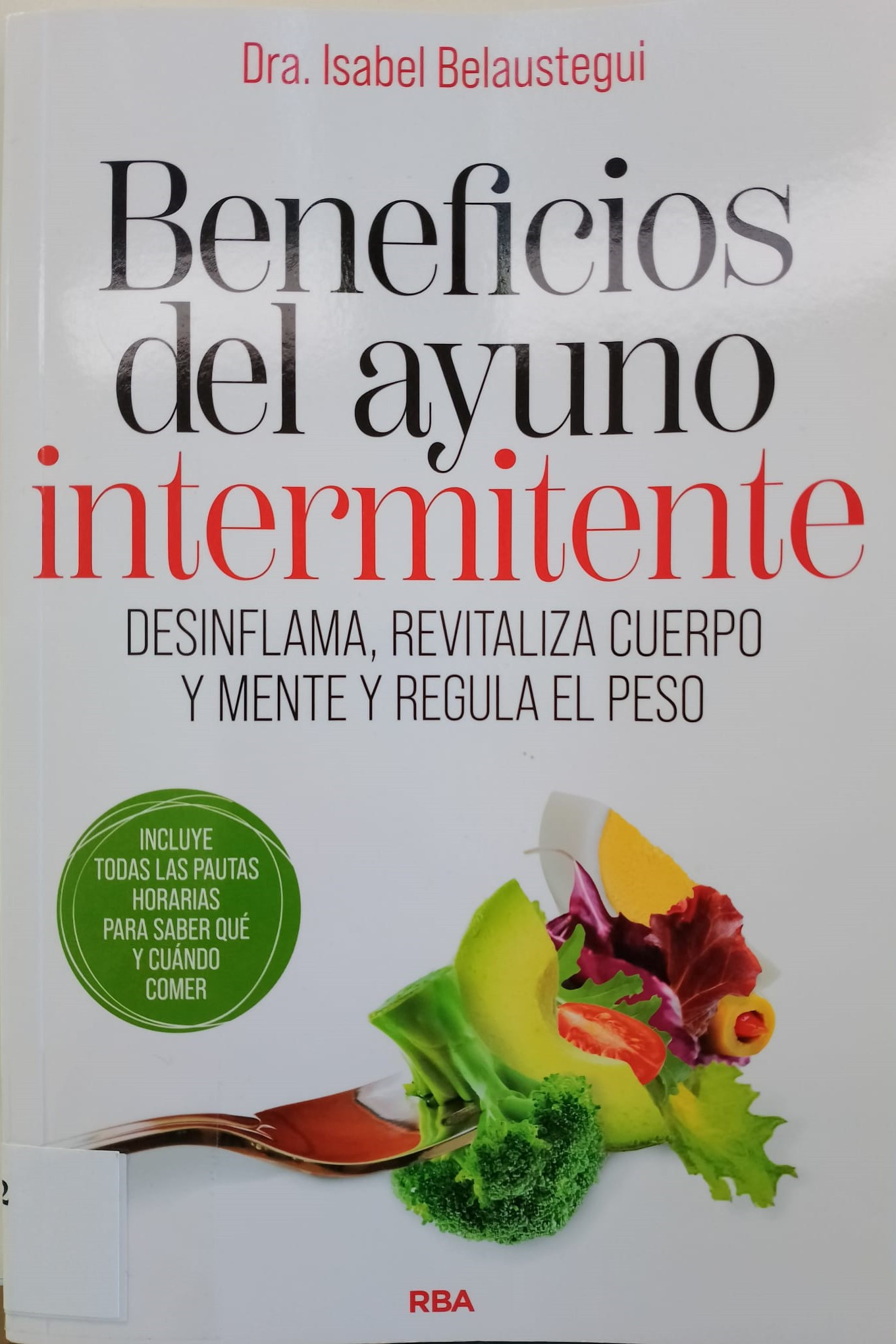 Beneficios del ayuno intermitente liburuaren azala