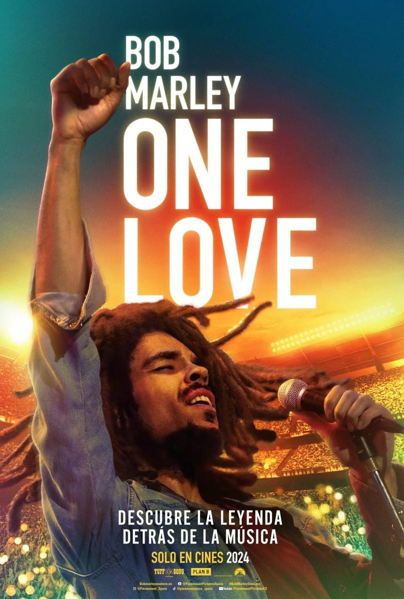 Cartel de la película Bob Marley: one love