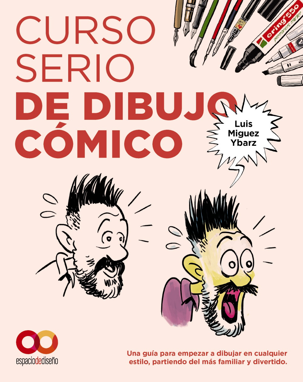 Curso serio de dibujo cómico liburuaren azala