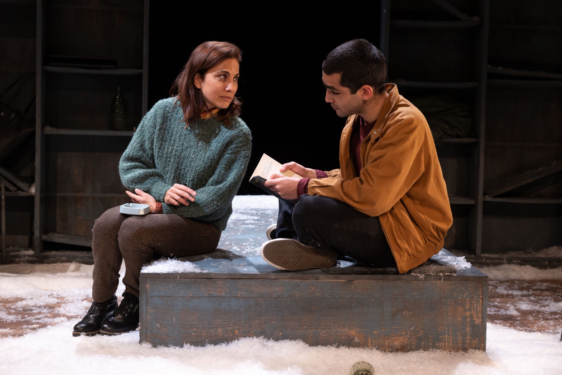 Fotografía de los protagonistas: Toni Acosta y Omar Ayuso