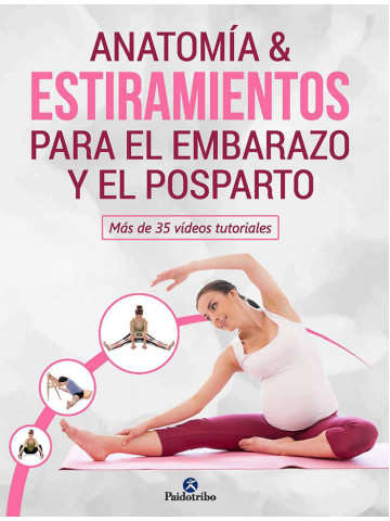 Portada del libro Anatomía & estiramientos para el embarazo y el posparto
