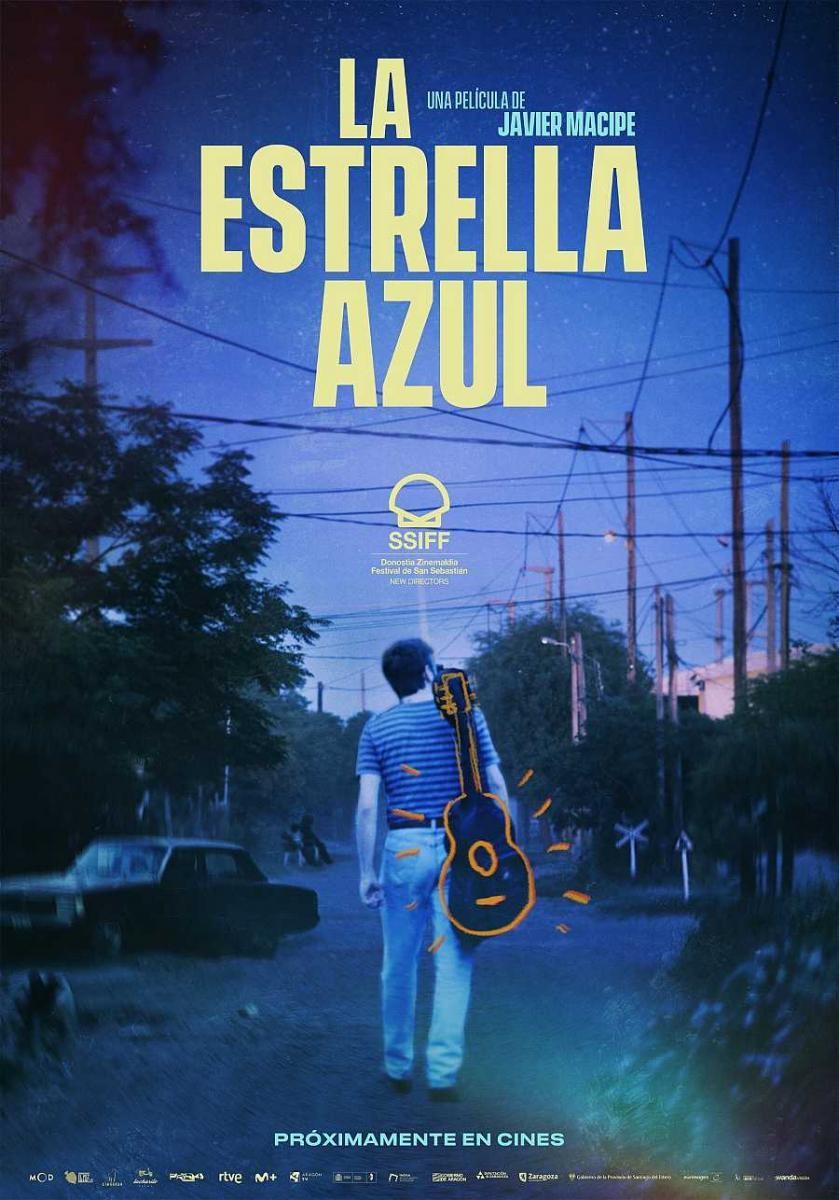 Cartel de la película La estrella azul