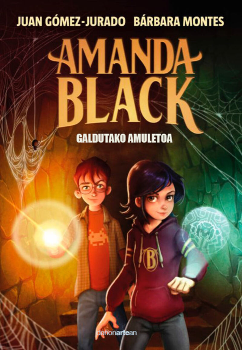 Portada del libro Galdutako amuletoa