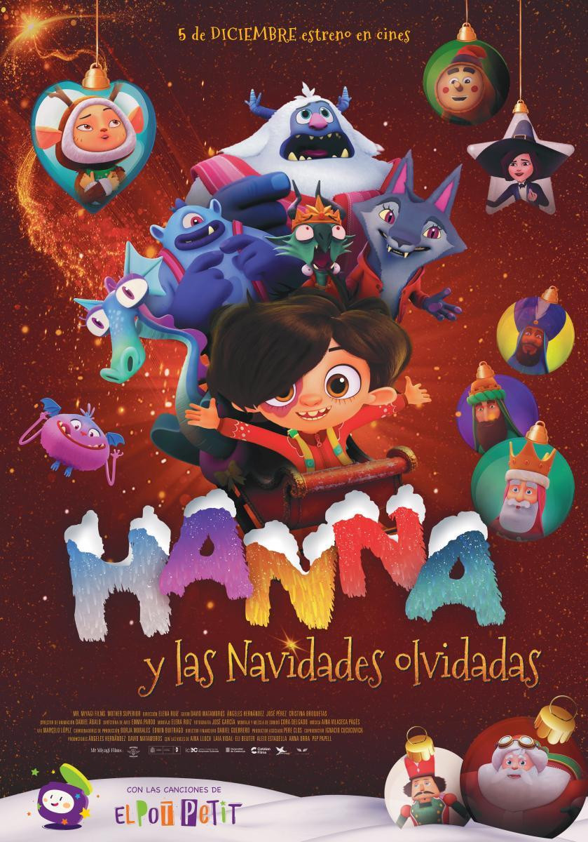 Hanna y las Navidades olvidadas filmaren kartela