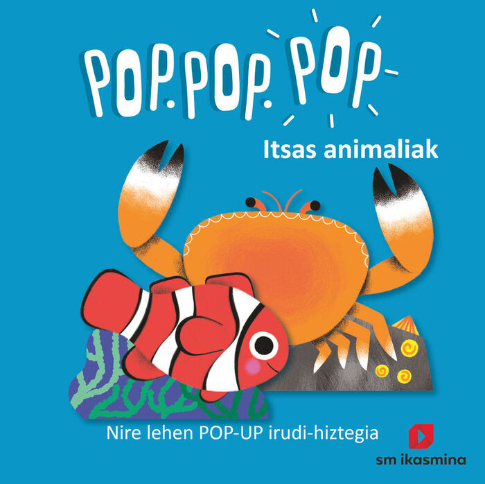 Itsas animaliak liburuaren azala