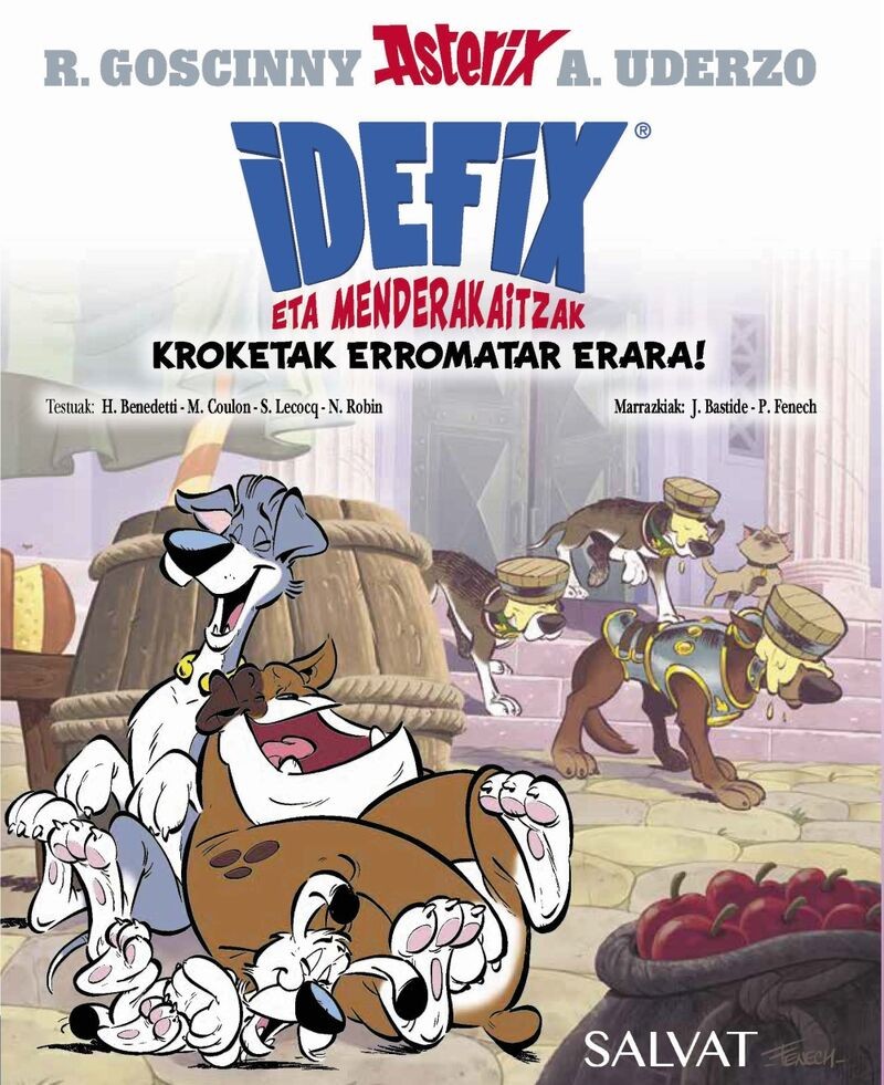 Portada del cómic Kroketak erromatar erara!