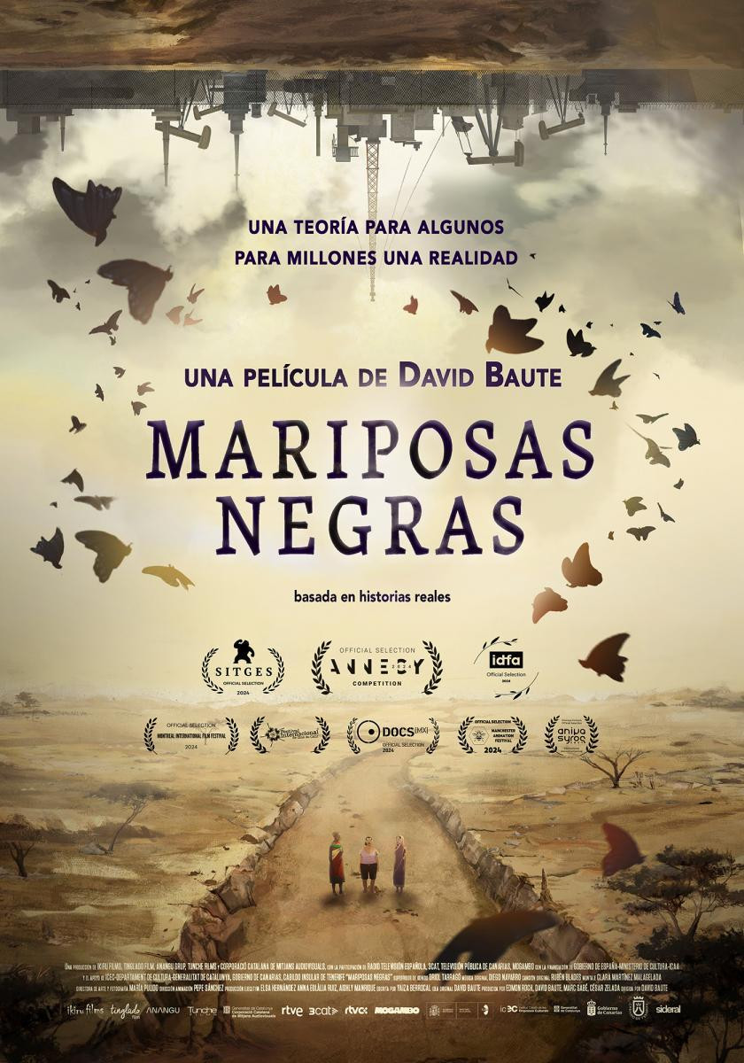 Mariposas negras filmaren kartela