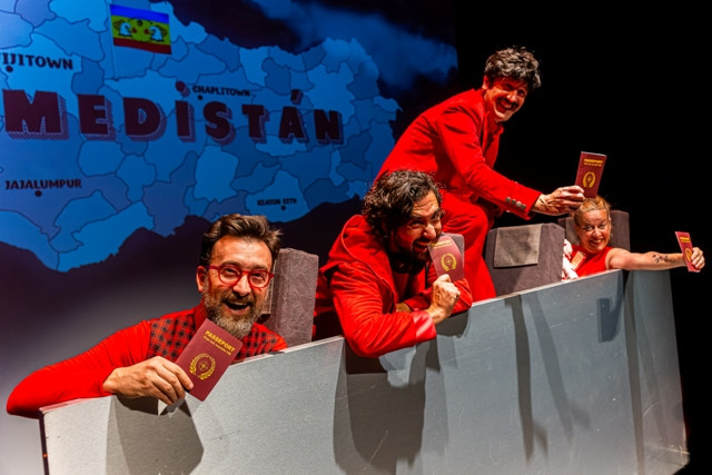 Fotografía de la obra de teatro Passport
