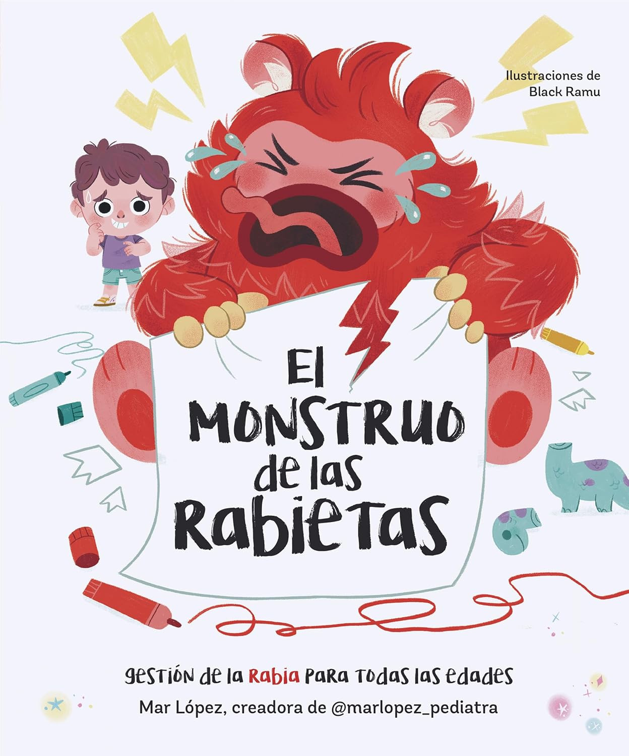El monstruo de las rabietas haur liburuaren azala
