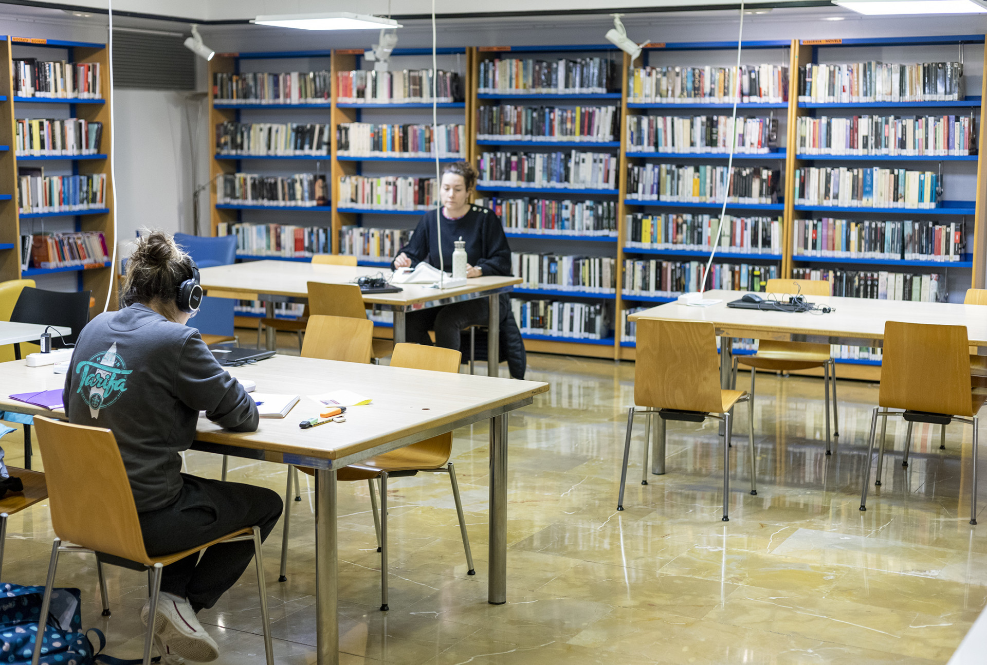 Sala interior para estudio