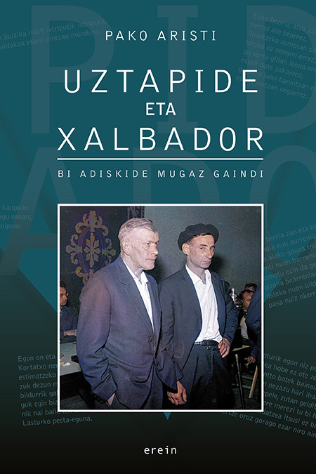 Uztapide eta Xalbador liburuaren azala
