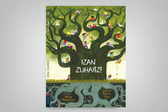 Izan zuhaitz haur liburuaren azala