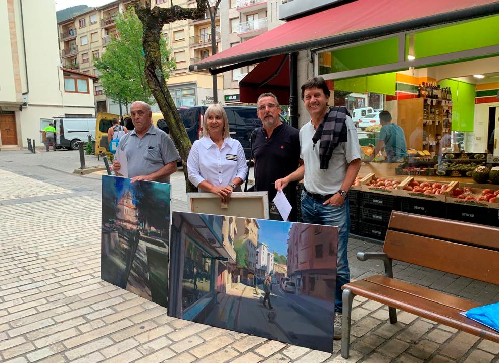 Acto de entrega de los cuadros premiados